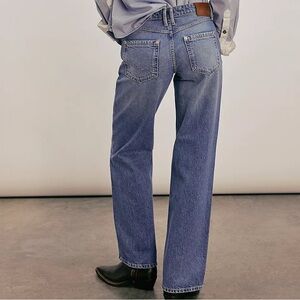 We the Free People Tennessee Low-Rise Boyfriend Jeans in Cowboy Romance 30 NWT